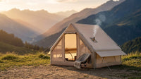 Inflatable Tents for 3-5 Person Camping Tent Blow up Tent W/ Pump & Stove Jack — Lifestyle