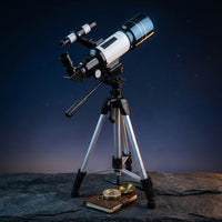 Telescope for Adults, 70Mm Astronomical Refractor Telescope, Portable Travel Telescope for Kids Beginners for Moon Stargazing Outdoor Camping — Studio Shot