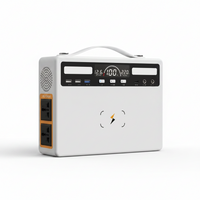 Portable Solar Generator Built for Outdoor Adventures, 300W Output, 81000mAh Battery, Wireless Charging